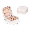 PU Leather Jewelry Zipper Boxes PW-WG57515-14-1