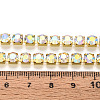 Brass Rhinestone Strass Chains CHC-T001-SS24-02G-2