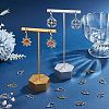 20 Pairs 2 Colors Brass Earring Hooks KK-BC0007-63-5