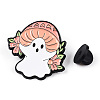 Halloween Theme Ghost Enamel Pin JEWB-E023-06EB-03-3