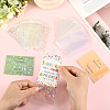 2 Bags 2 Styles Rectangle Laser Transparent Plastic Packaging Bags ABAG-SP0001-46A-4