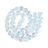 Handmade Foil Glass Beads FOIL-N029-09F-4