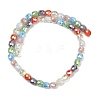 Electroplate Glass Beads Strands EGLA-G039-03A-02-2
