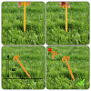 32Pcs Plastic Camping & Awning Tent Pegs Nails for Outdoor AJEW-GO0004-32B-3