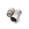 Barrel 304 Stainless Steel Magnetic Clasps STAS-D382-03C-P-2