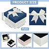 Paper with Polyester Bowknot Gift Boxes CON-WH0095-224A-2
