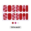 Glitter Nail Wraps Polish Decal Strips MRMJ-T078-ZA297-2