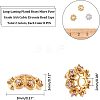 Long-Lasting Plated Brass Micro Pave Grade AAA Cubic Zirconia Bead Caps ZIRC-NB0001-25-NR-2