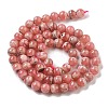 Natural Argentina Rhodochrosite Beads Strands G-D864-14-6mm-A-4