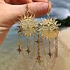 Brass Dangle Earrings FS-WGC2143-01-2