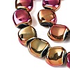 Electroplate Glass Beads Strands EGLA-N012-07O-3