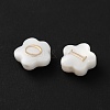 26Pcs 26 Styles Natural White Shell Flower Beads BSHE-WH0020-01-2