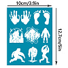 Silk Screen Printing Stencil DIY-WH0341-422-2