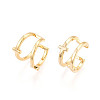 Brass Cuff Earrings KK-T074-44G-2