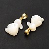 Natural White Shell Pendants SHEL-G014-13A-5