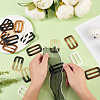 20Pcs Resin Tri-Glide Adjuster Buckles FIND-GF0008-12B-3