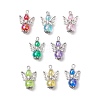 Transparent Acrylic Pendants PALLOY-JF03574-02-1