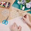 1Set Acrylic Embroidery Template AJEW-BC0007-79B-3