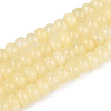 Dyed Natural White Jade Beads Strands G-T139-59A-15-4