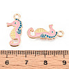 Marine Animals Alloy Enamel Pendants ENAM-T022-34C-3
