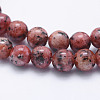 Natural Dyed Sesame Jasper Beads Strands G-E443-A19-3