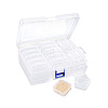1Pc Rectangle Plastic Craft Organizer Case Sets CON-DJ0001-47A-1