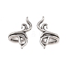 Plant 316 Stainless Steel Non- Piercing Cartilage Earrings AJEW-C044-10AS-4