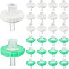 100Pcs 2 Colors Plastic Disposable Microporous Needle Syringe Filter AJEW-OC0002-54-1
