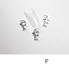 Alloy Rhinestone Cabochons LS-MRMJ-T056-93P-F-1