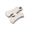 Non-Tarnish 201 Stainless Steel Charms STAS-U016-01P-M-2