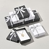 12Pcs 2 Colors Cardboard Paper Jewelry Set Boxes CBOX-FS0001-03-7