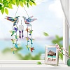 Bird DIY Diamond Painting Wind Chime Kits PW-WG89E42-01-4