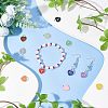 12Pcs 12 Style 304 Stainless Steel Enamel Pendants STAS-NB0001-30-2