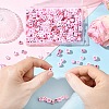 300Pcs 6 Styles Opaque Acrylic Enamel Beads MACR-YW0004-26-5