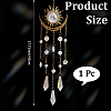1Pc Metal Moon Hanging Ornaments AJEW-CN0004-04B-2