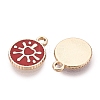 Alloy Enamel Pendants ENAM-Q002-02G-05-2