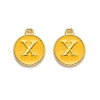 Golden Plated Alloy Enamel Charms LS-ENAM-Q437-13X-1