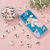 60pcs Resin cabochons cartoon cute cow patch DIY material accessories(2 styles) JX613A-6