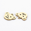 Ion Plating(IP) 201 Stainless Steel Charms STAS-Q240-057G-2