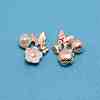 Alloy Butterfly Cabochons PALLOY-WH0096-02-1