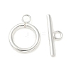 Brass Toggle Clasps KK-Q765-01S-1