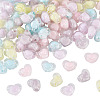 100Pcs 5 Colors Transparent Acrylic Beads TACR-TA0001-73-3