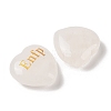 Natural Quartz Crystal Heart Engraving MBTI Figurines Statues for Home Office Desk Decorations X1-G-K353-05N-2