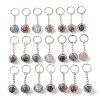 Natural & Synthetic Gemstone Keychain KEYC-E035-01P-1