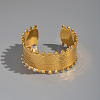 Fashion 304 Stainless Steel Open Cuff Bangles OU3634-1