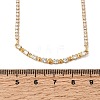 Brass Pave Clear Cubic Zirconia Tennis Necklace Making KK-B189-04G-3
