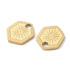 Ion Plating(IP) 316L Surgical Stainless Steel Charms STAS-H213-52G-2