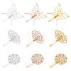 18Pcs 9 Style Iron Hair Findings FIND-PH0002-57-1