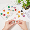 11 Sets 11 Colors Camellia Flower Alloy Enamel Adjustable Jean Button Pins DIY-FG0004-93-3