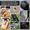 4 Sheets ABS Plastic Mould Plates DIY-OC0015-88B-5